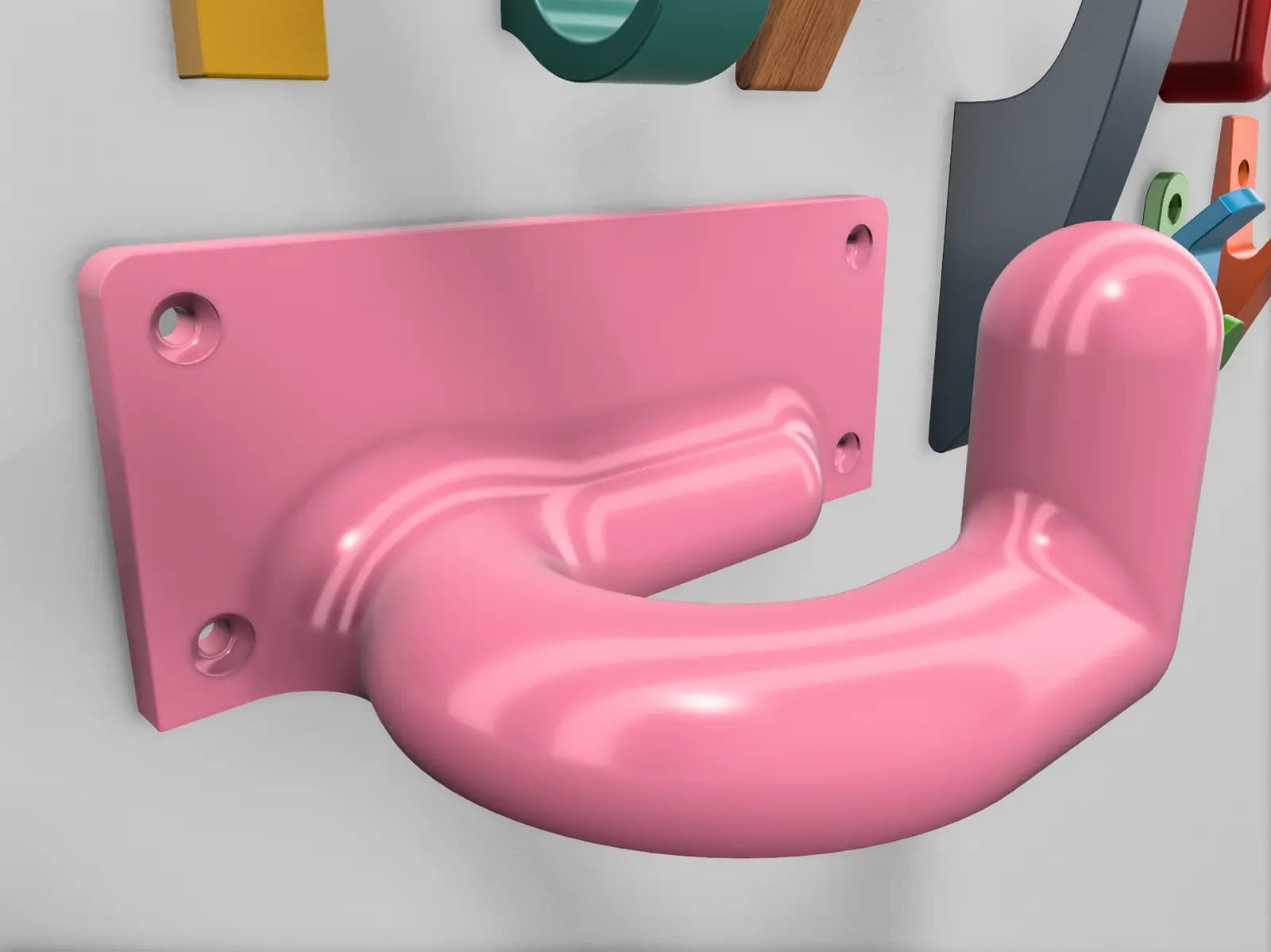 STL - Colgador de pared moderno