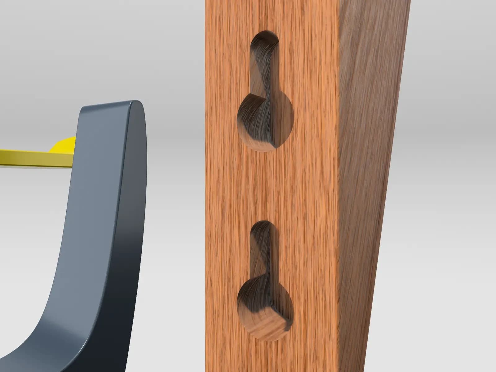 STL - Colgador de pared moderno