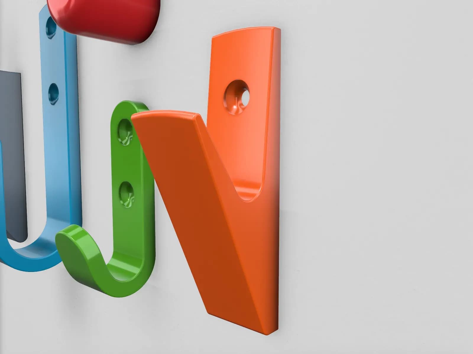 STL - Colgador de pared moderno