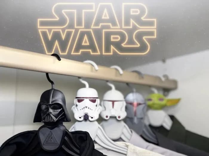STL - Colgador de ropa Star Wars