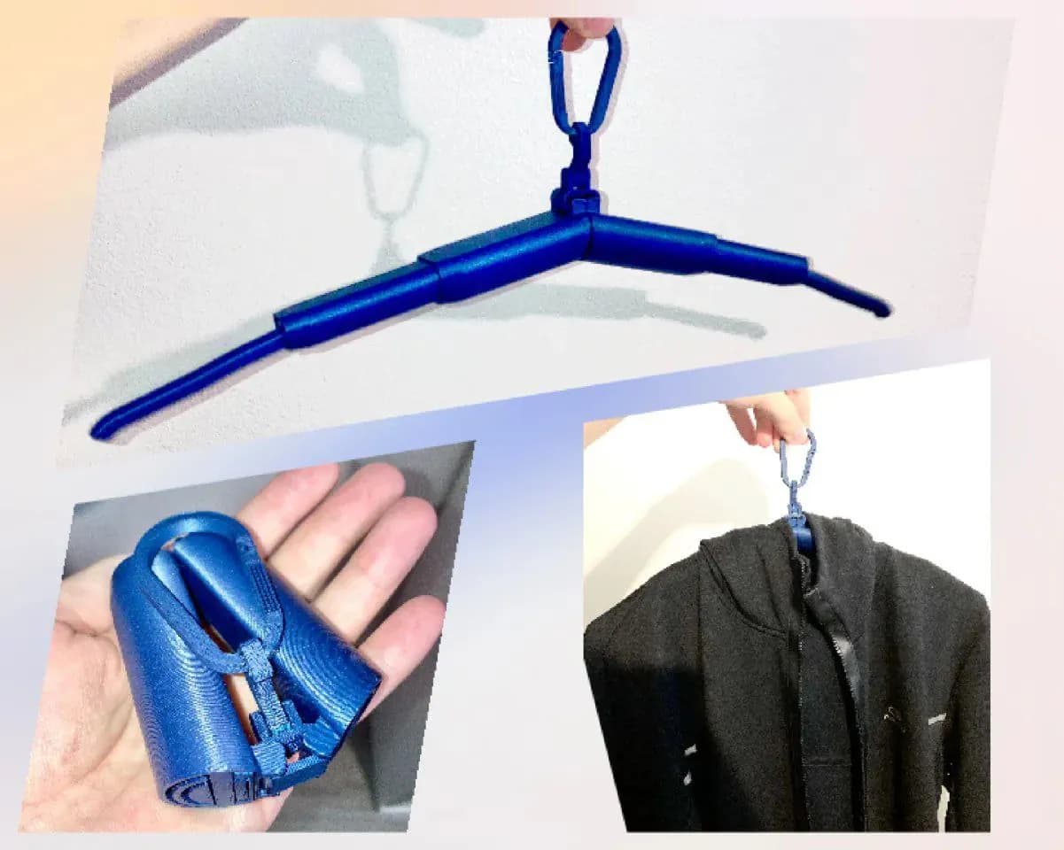 STL - Colgador Plegable y Portátil