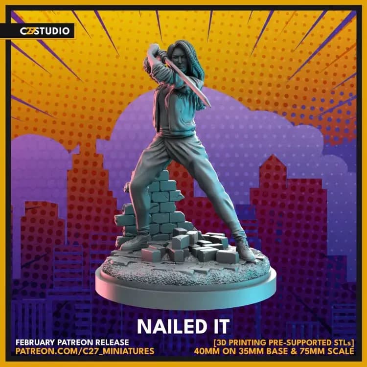 STL - Colleen Wing figura de acción
