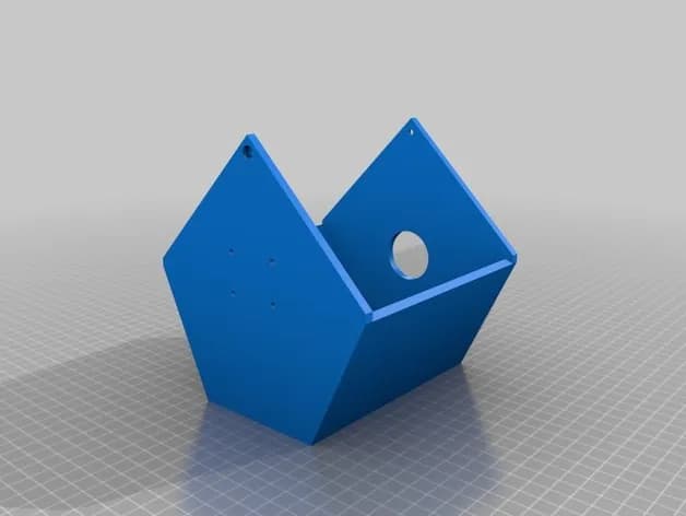 STL - Comedero de pájaros para colgar render 2