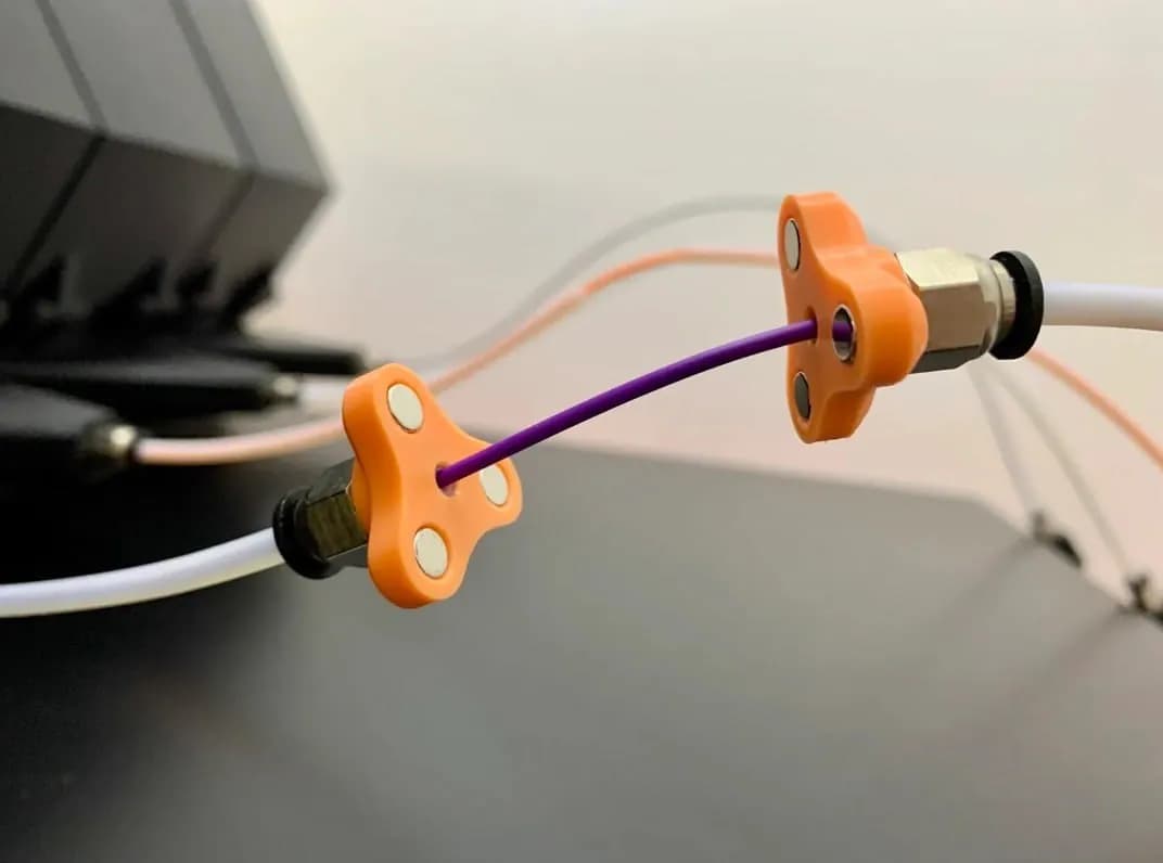 STL - Conector de Tubos PTFE Magnético
