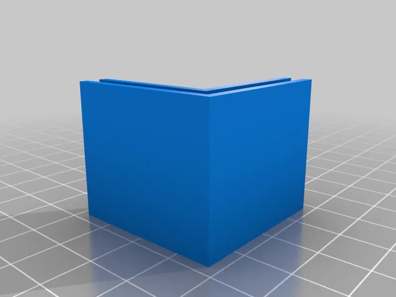 STL - Conectores para cartón y madera render 5