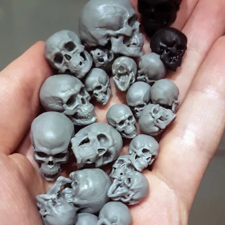 STL - Conjunto de calaveras 3D
