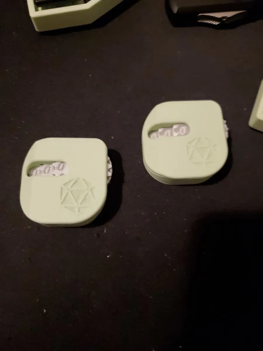 STL - Contador de Dados D20 render 5