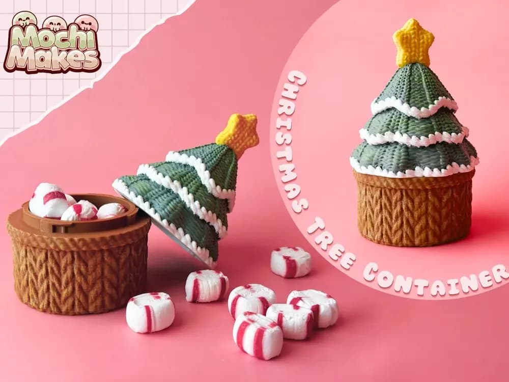 STL - Contenedor Árbol de Navidad