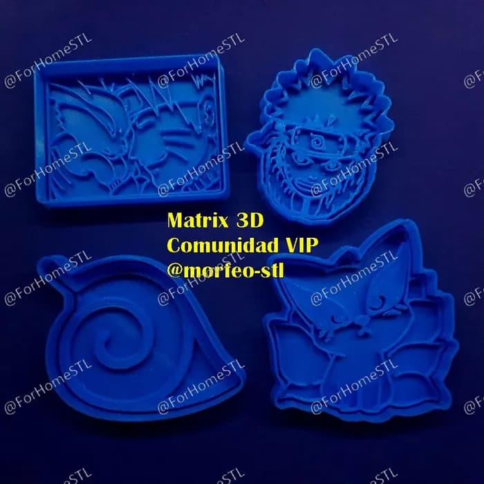 STL - cookie cutter naruto