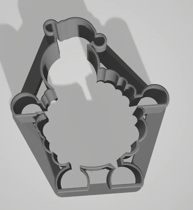 STL - cookie cutter schaf