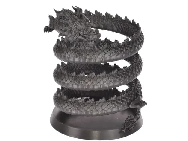 STL - Copa de dragón para lápices render 3