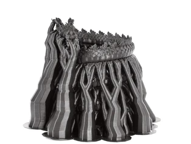 STL - Copa de dragón para lápices render 4