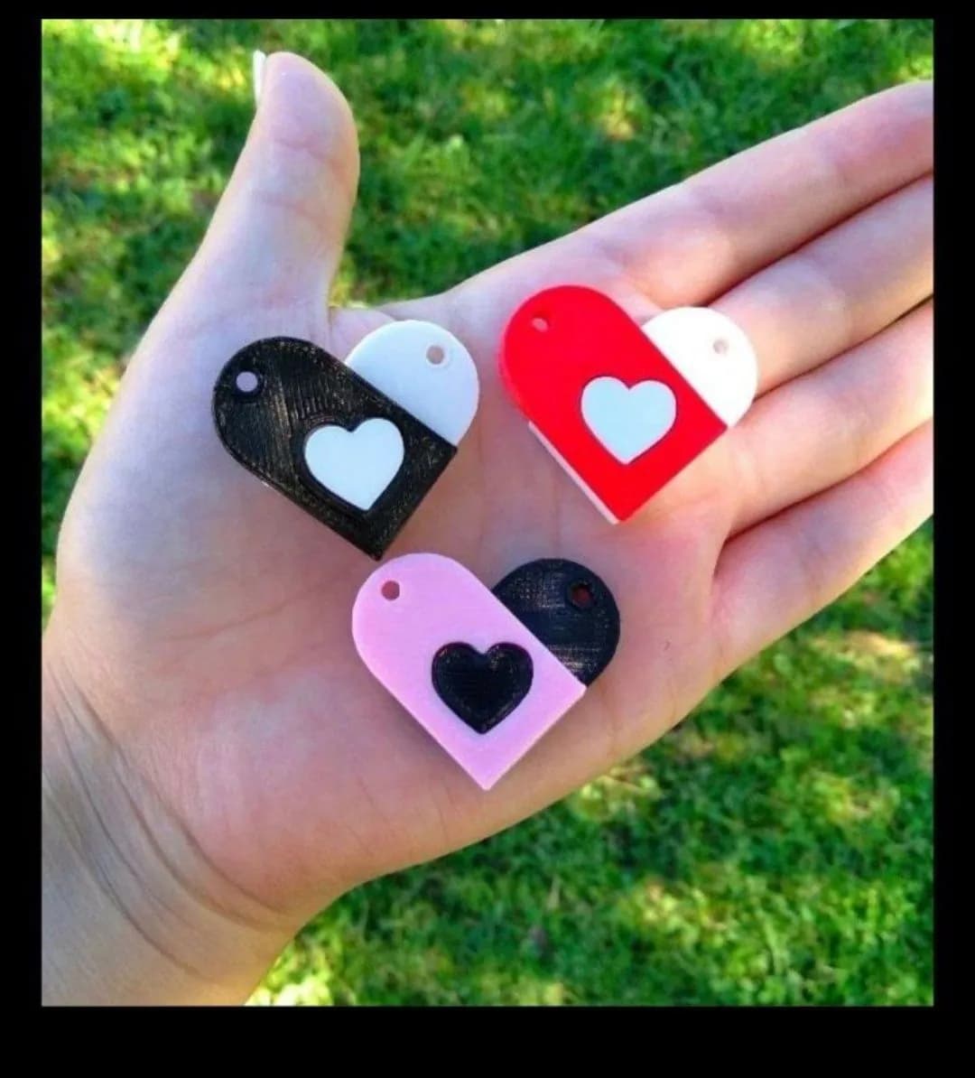 STL - Corazones con Llavero