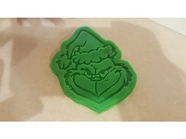 STL - Cortador de galletas Grinch render 2