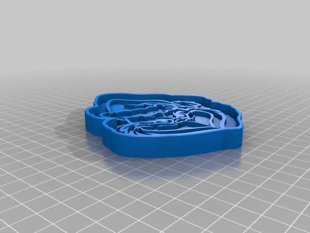 STL - Cortador de galletas Grinch render 5