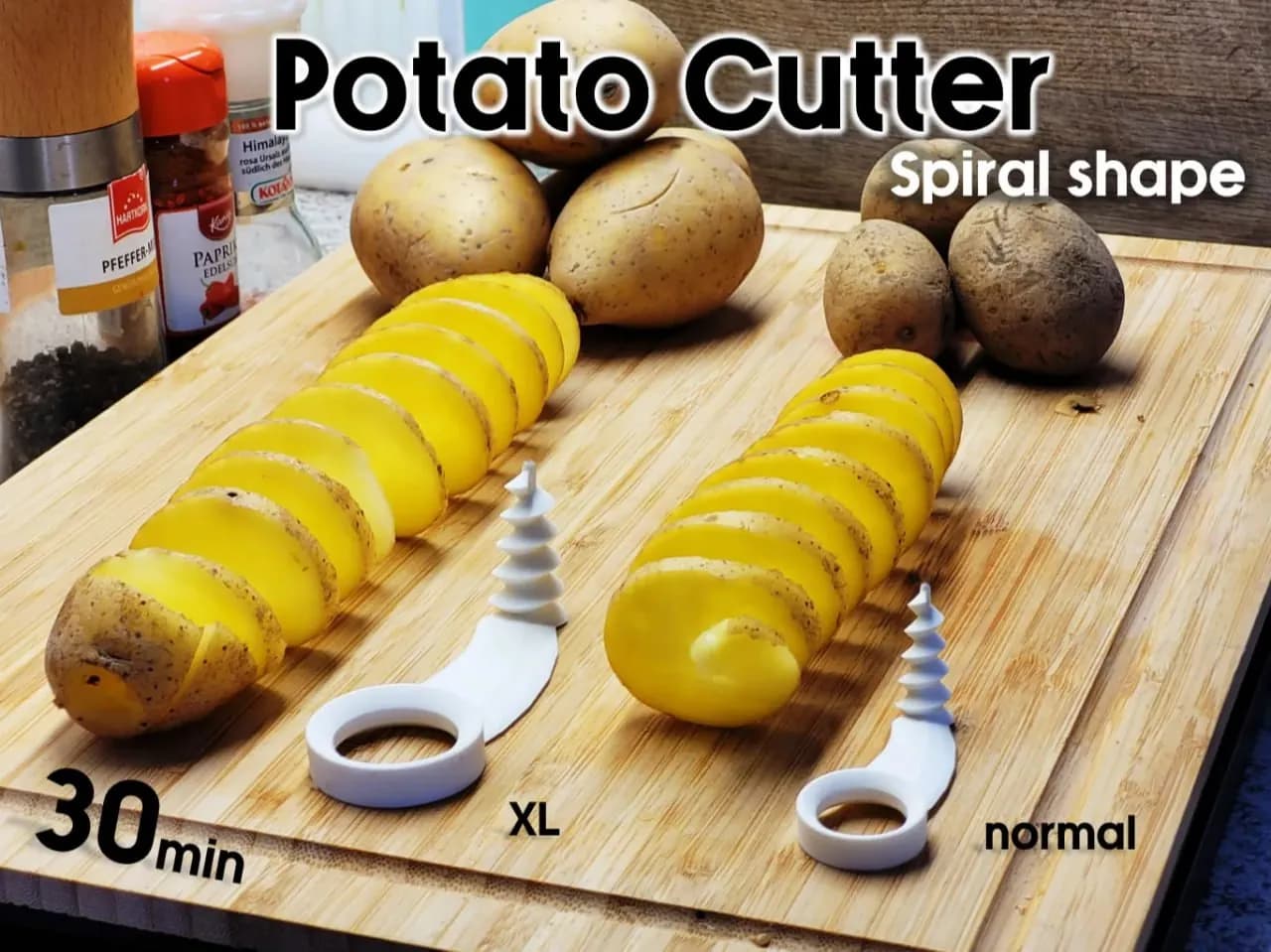 STL - Cortador de Patatas en Espiral