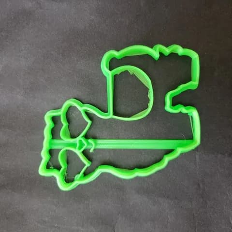 STL - cortante llama cookie