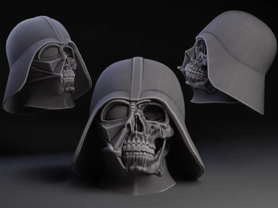 STL - Cráneo de Darth Vader