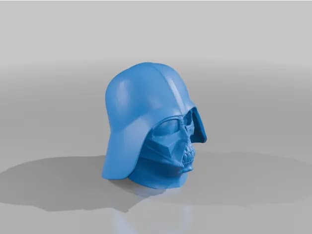 STL - Cráneo de Darth Vader render 2