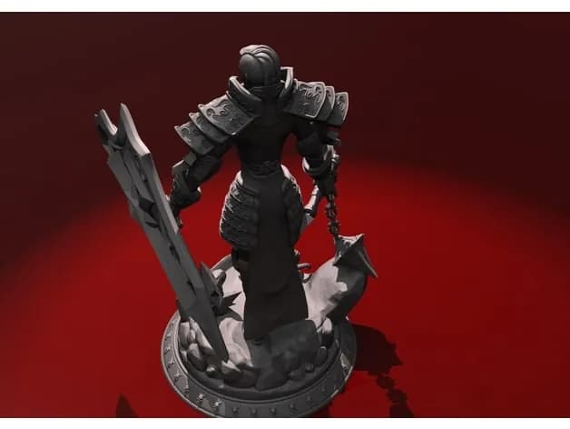 STL - Cruzada Johanna Diablo 3 render 3