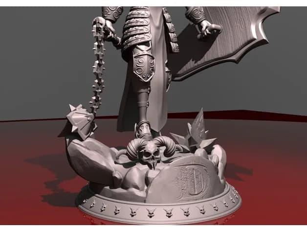 STL - Cruzada Johanna Diablo 3 render 5