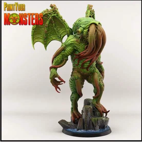 STL - Cthulhu, la criatura cósmica render 2