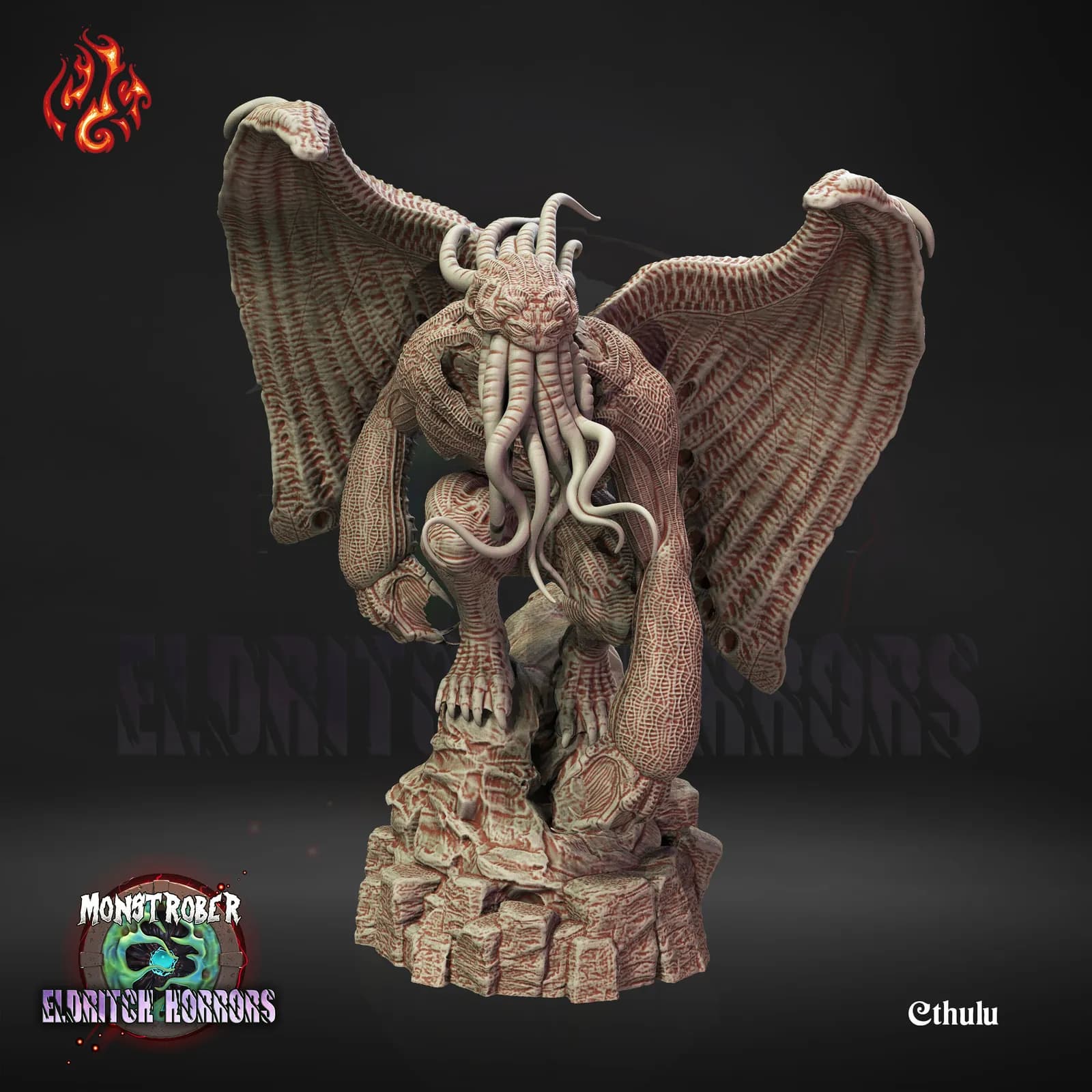 STL - Cthulhu Zoth Ommog render 2