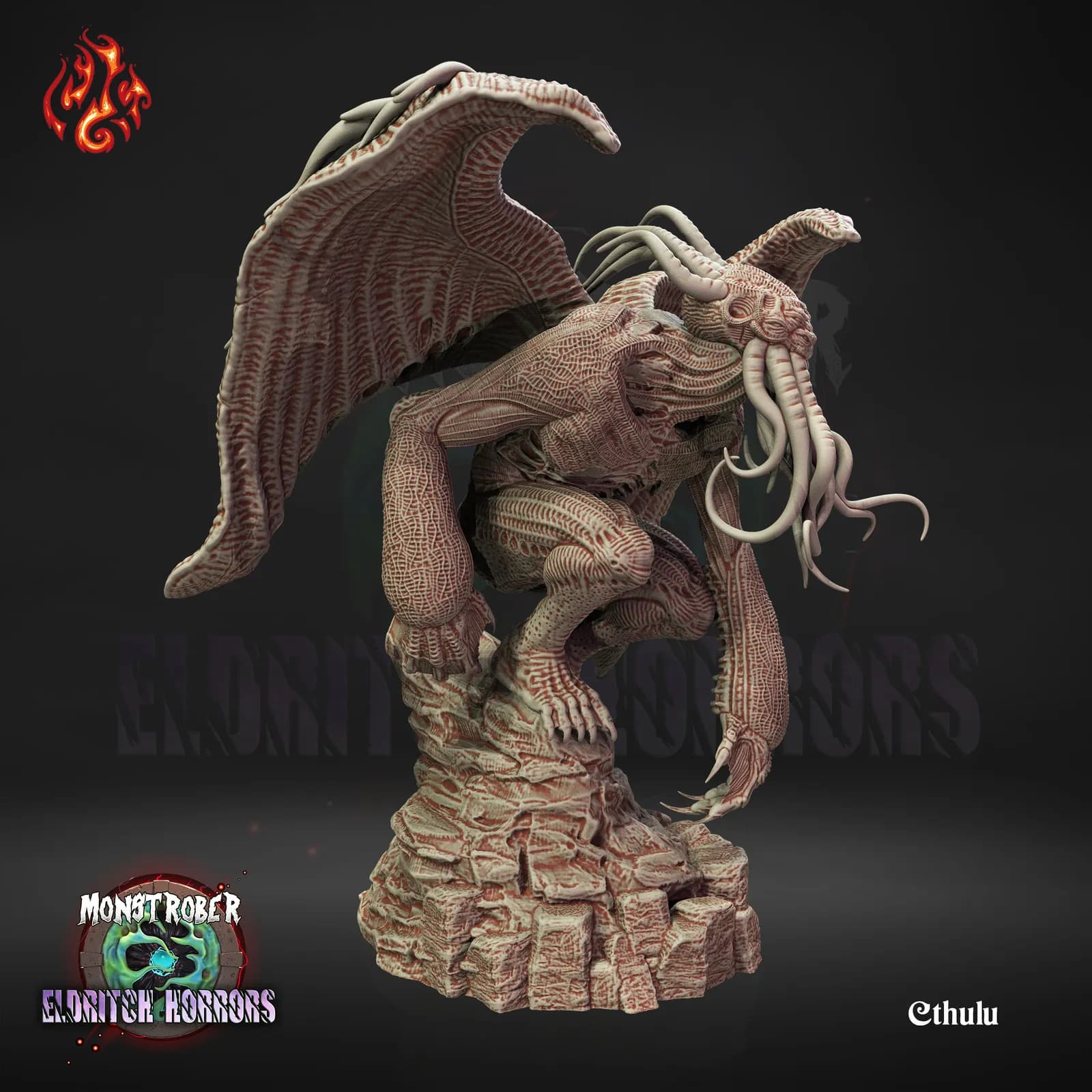 STL - Cthulhu Zoth Ommog render 3