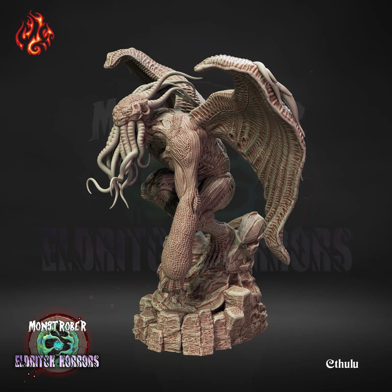STL - Cthulhu Zoth Ommog render 4