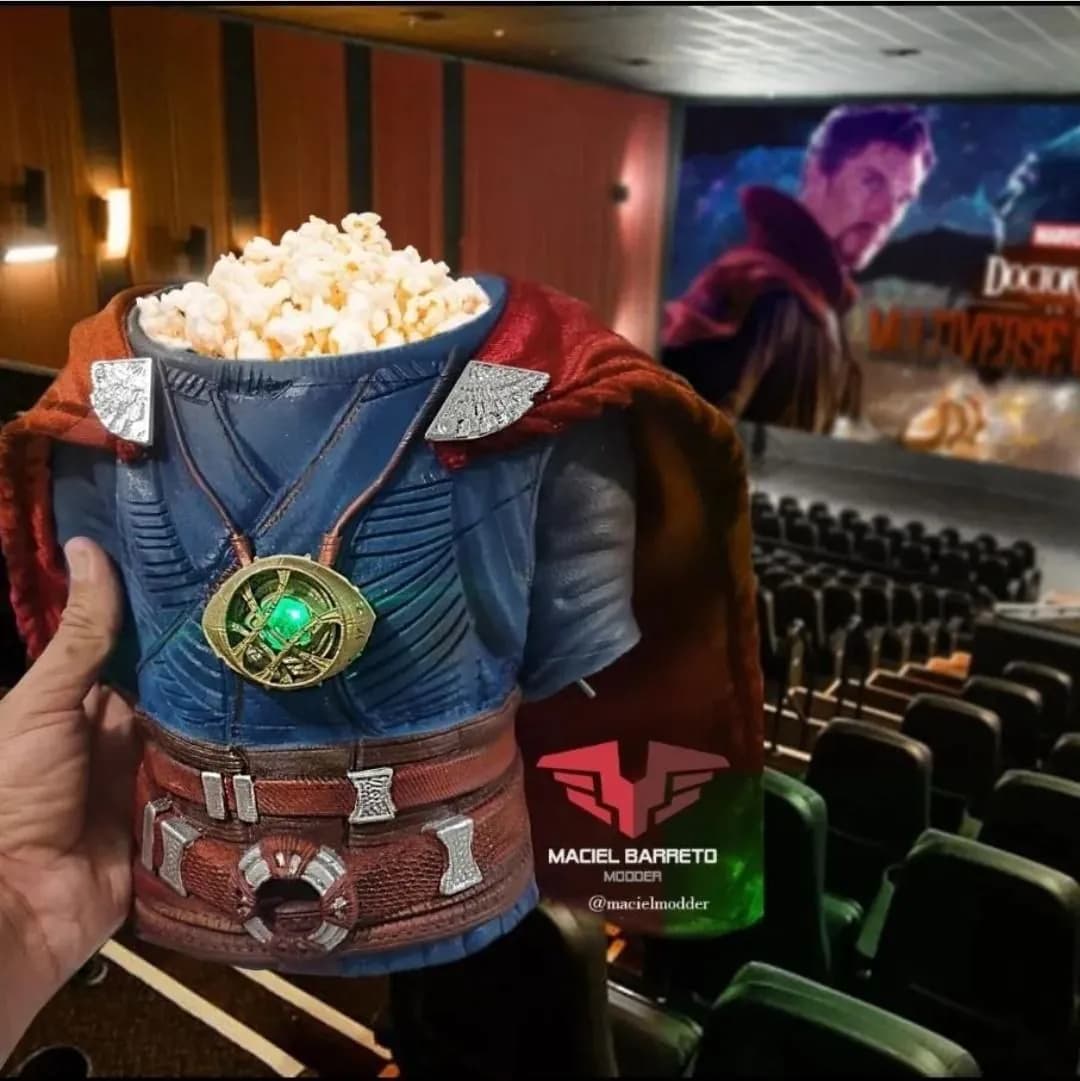 STL - Cubo de palomitas Dr. Strange