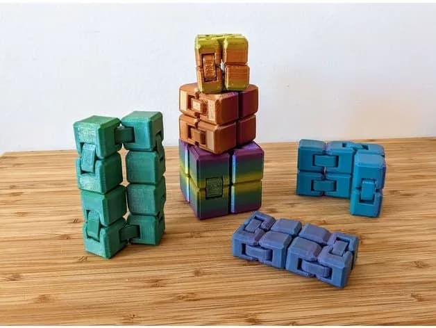 STL - Cubo infinito 3D imprimible render 3