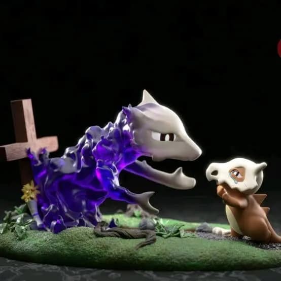 STL - cubone diorama