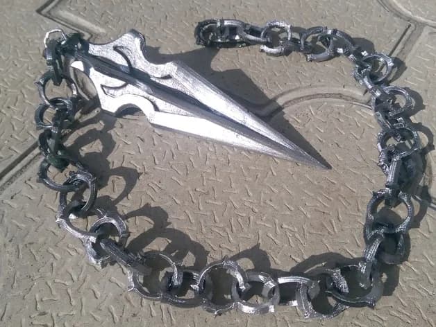 STL - Cuchilla con Cadena de Scorpion