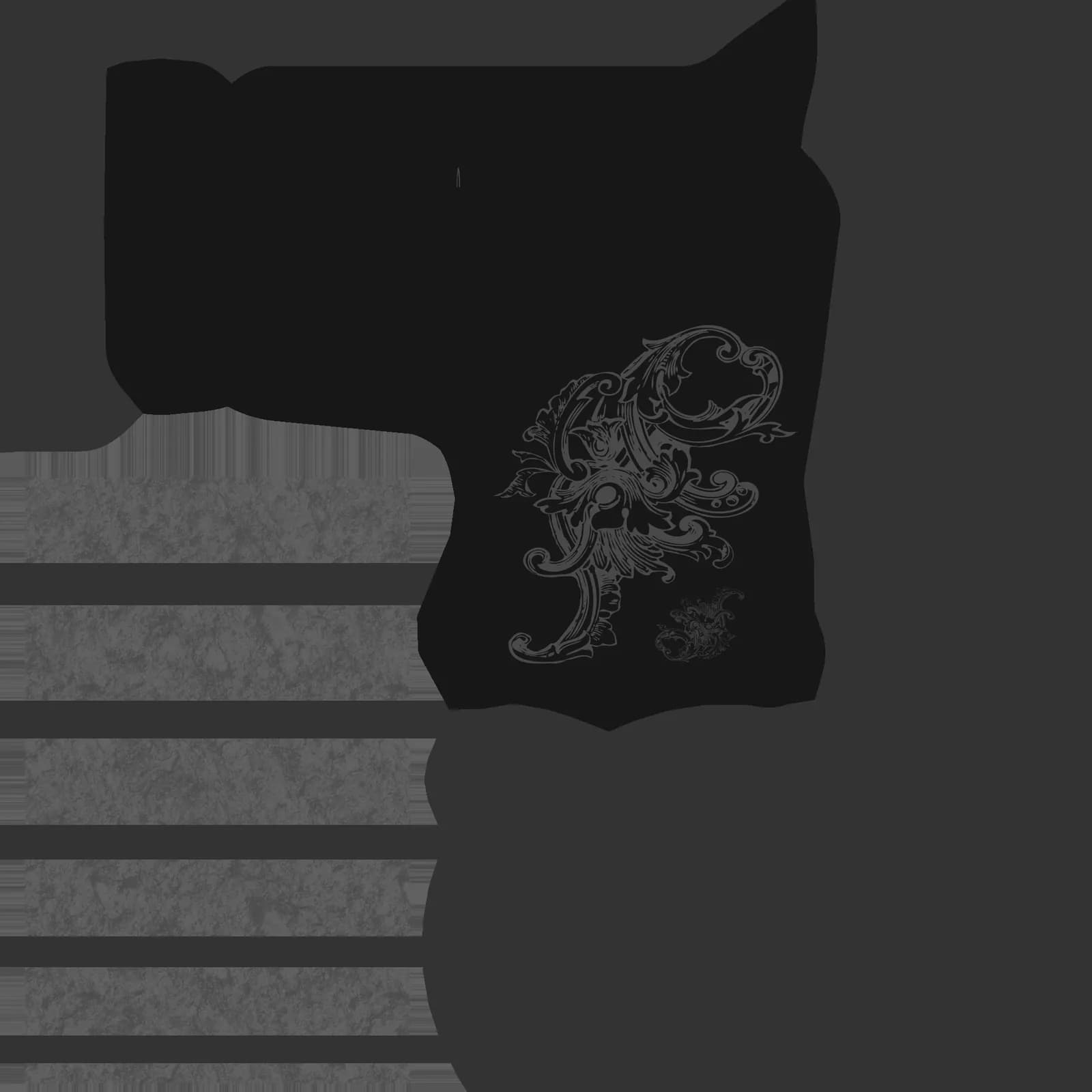 STL - Cuchillo de caza Haunting render 5