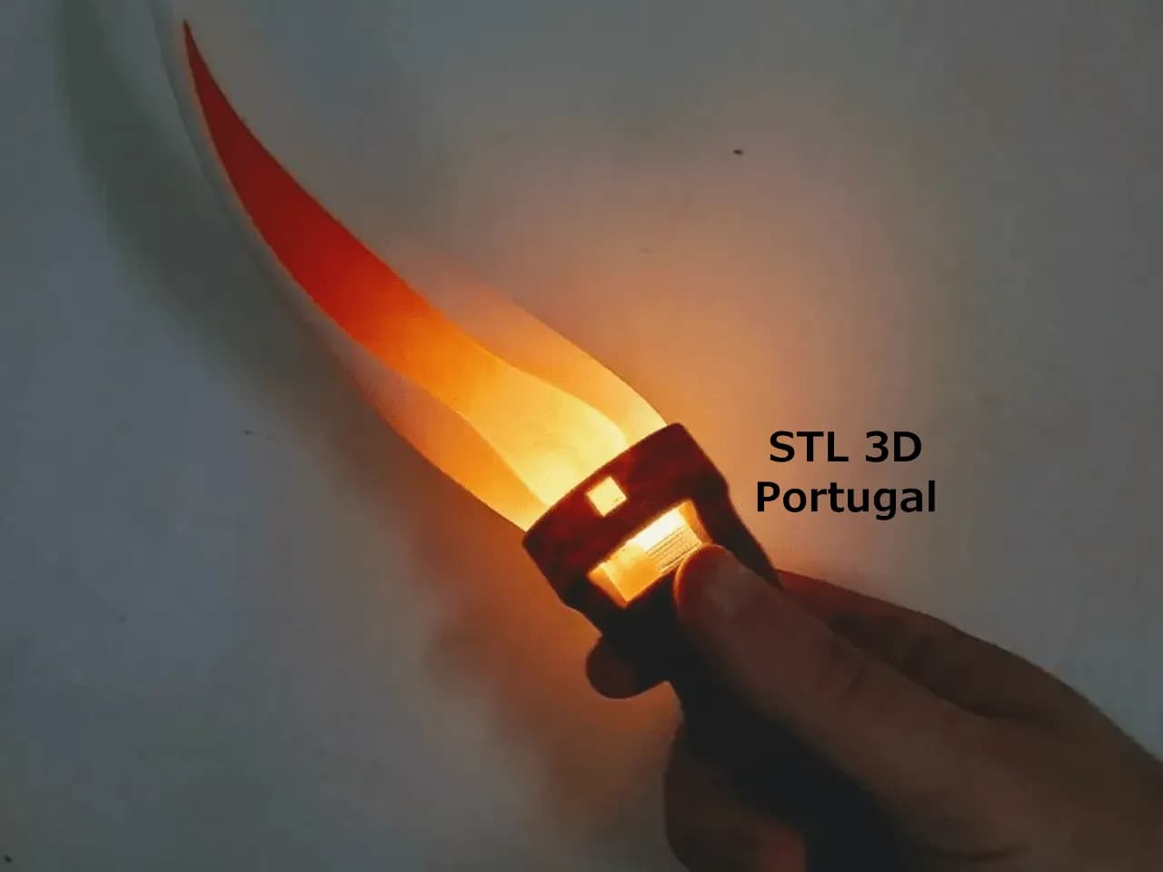 STL - Cuchillo de fantasía render 5
