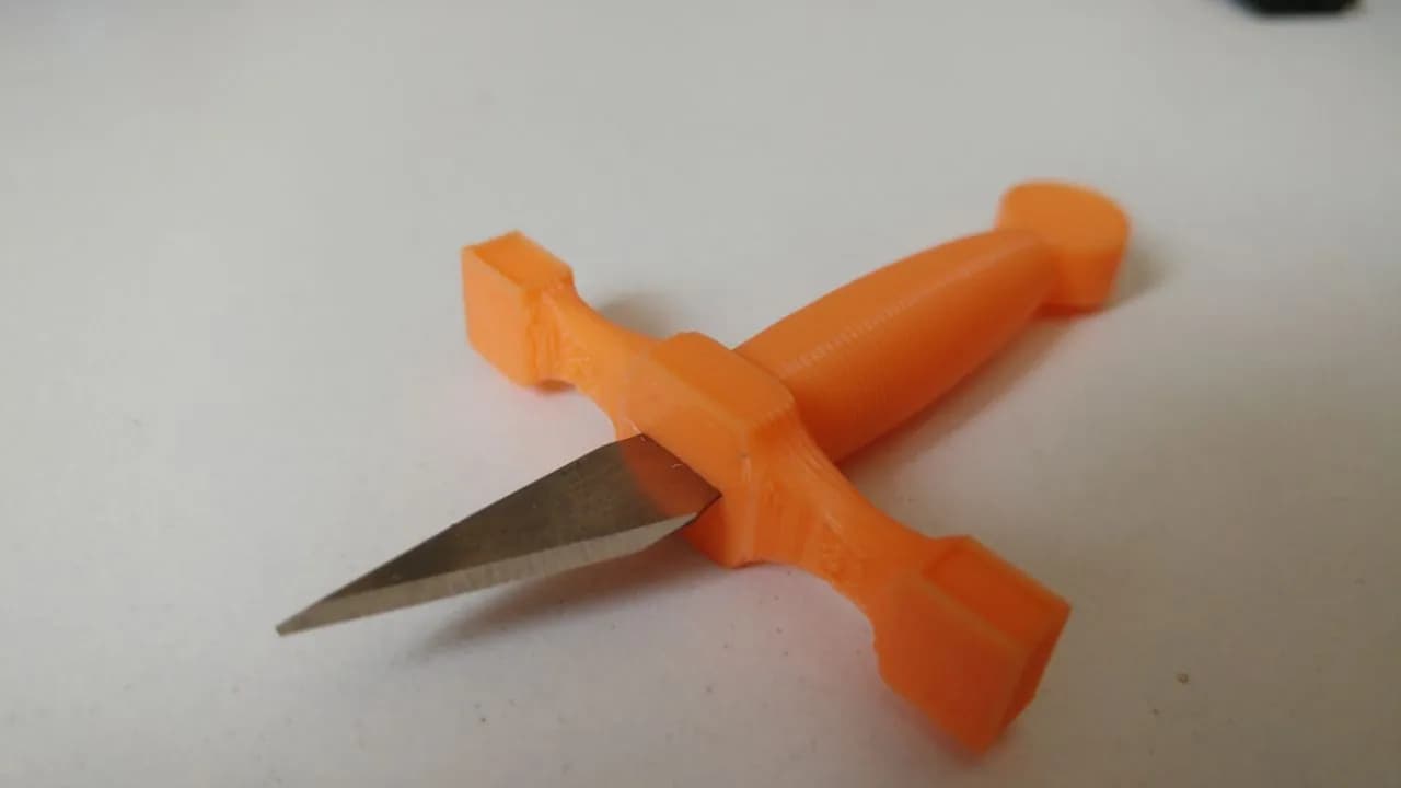 STL - Cuchillo Excalibur con Montura