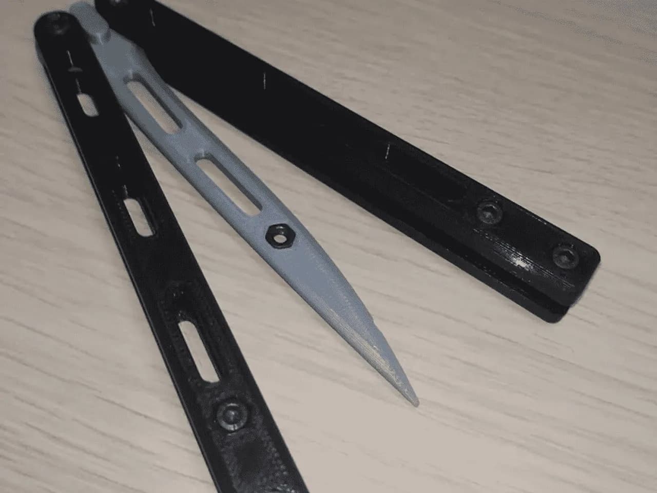 STL - Cuchillo Mariposa 3D Impreso