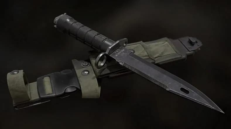 STL - Cuchillo táctico M9 con funda
