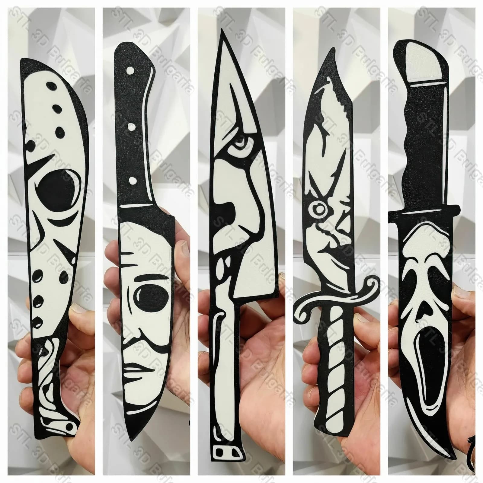 STL - Cuchillos de Terror render 2