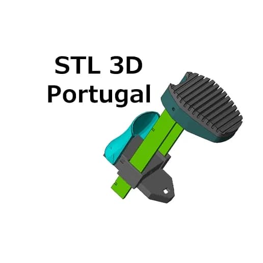 STL - Culatas Airsoft Scar PDW render 4