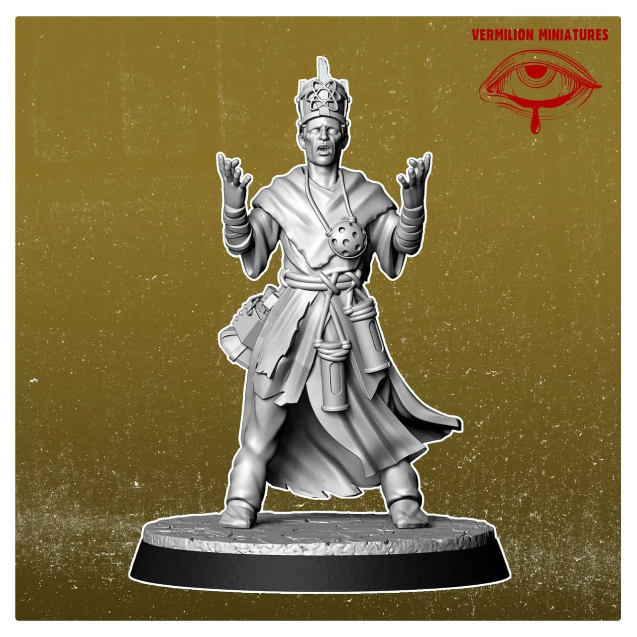 STL - Cultista con corona ceremonial
