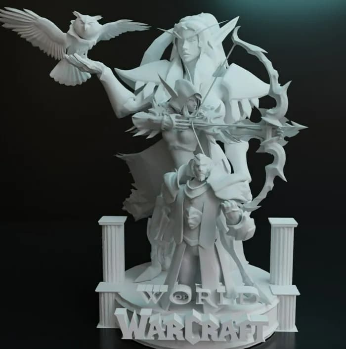 STL - cults world of warcraft diorama