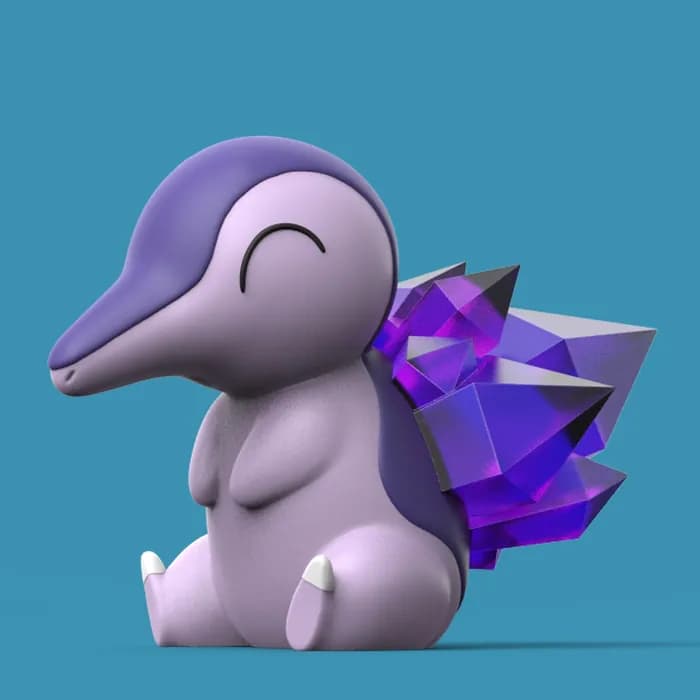 STL - Cyndaquil de cristal