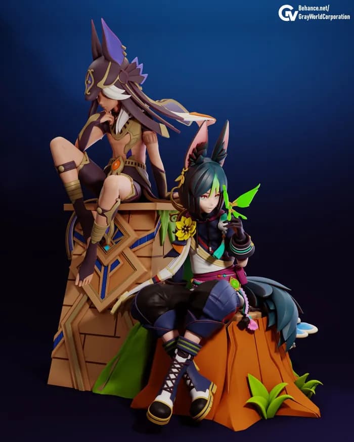STL - cyno and tighnari extra base