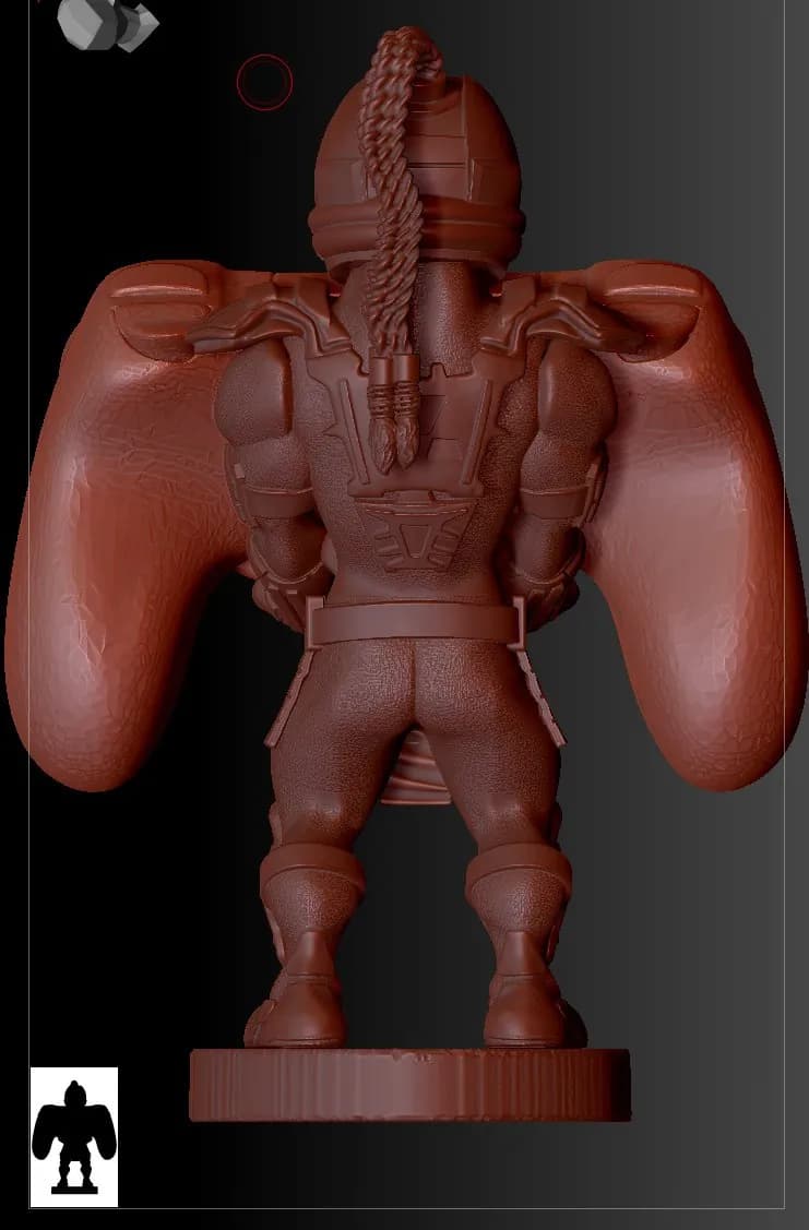 STL - Cyrax Robot Mortal Kombat render 5