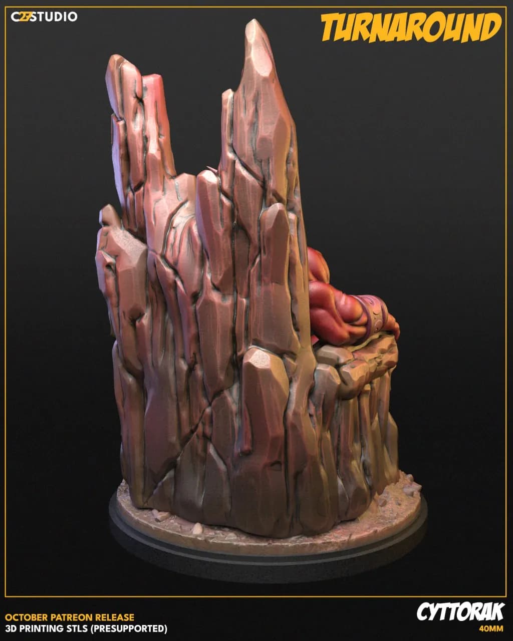 STL - Cyttorak figura mística render 4