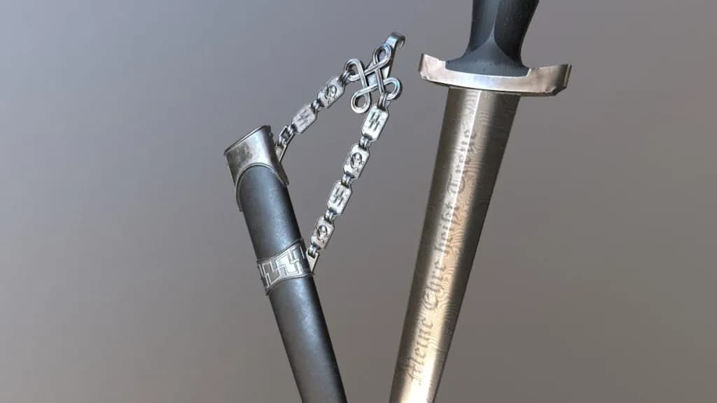 STL - Daga de Honor SS render 2