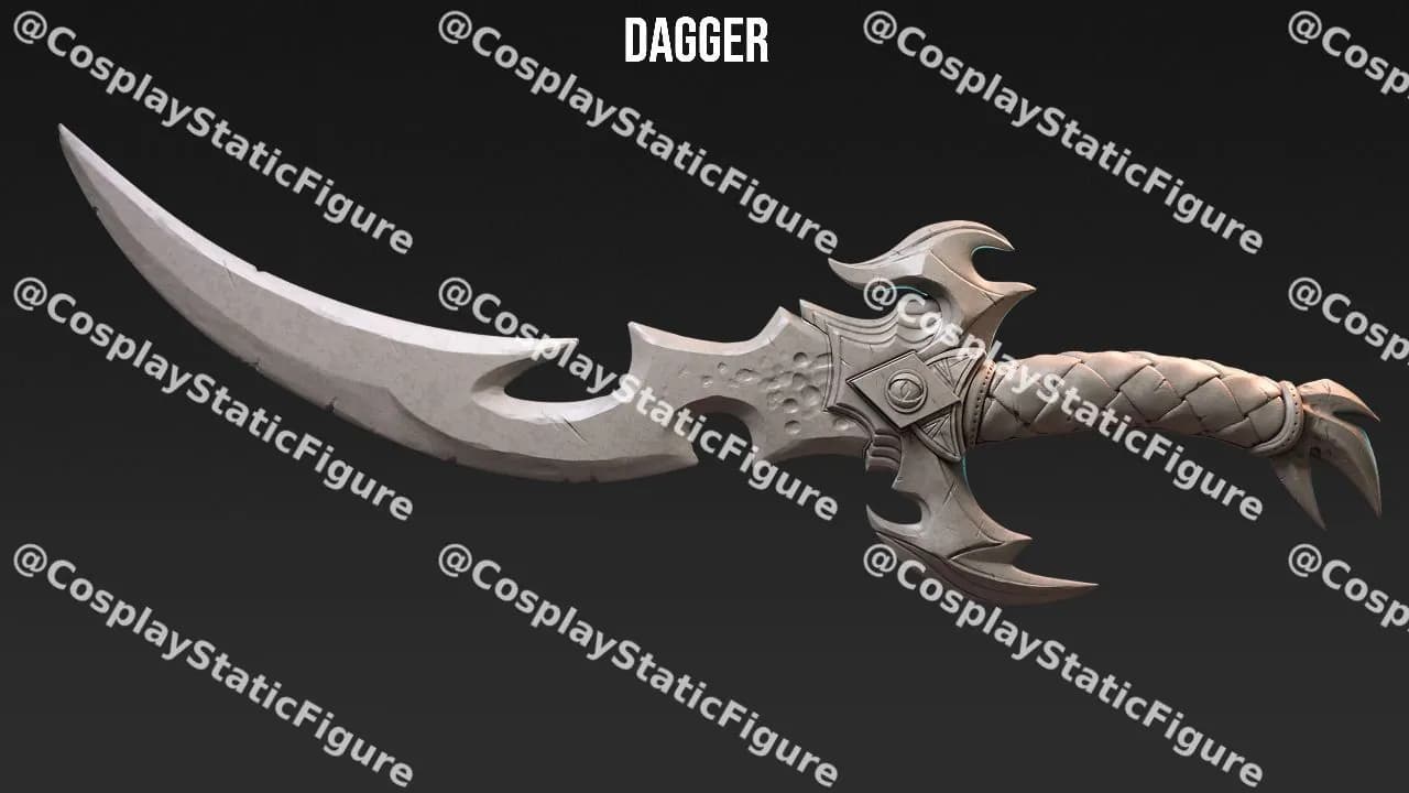 STL - Daga ornamental