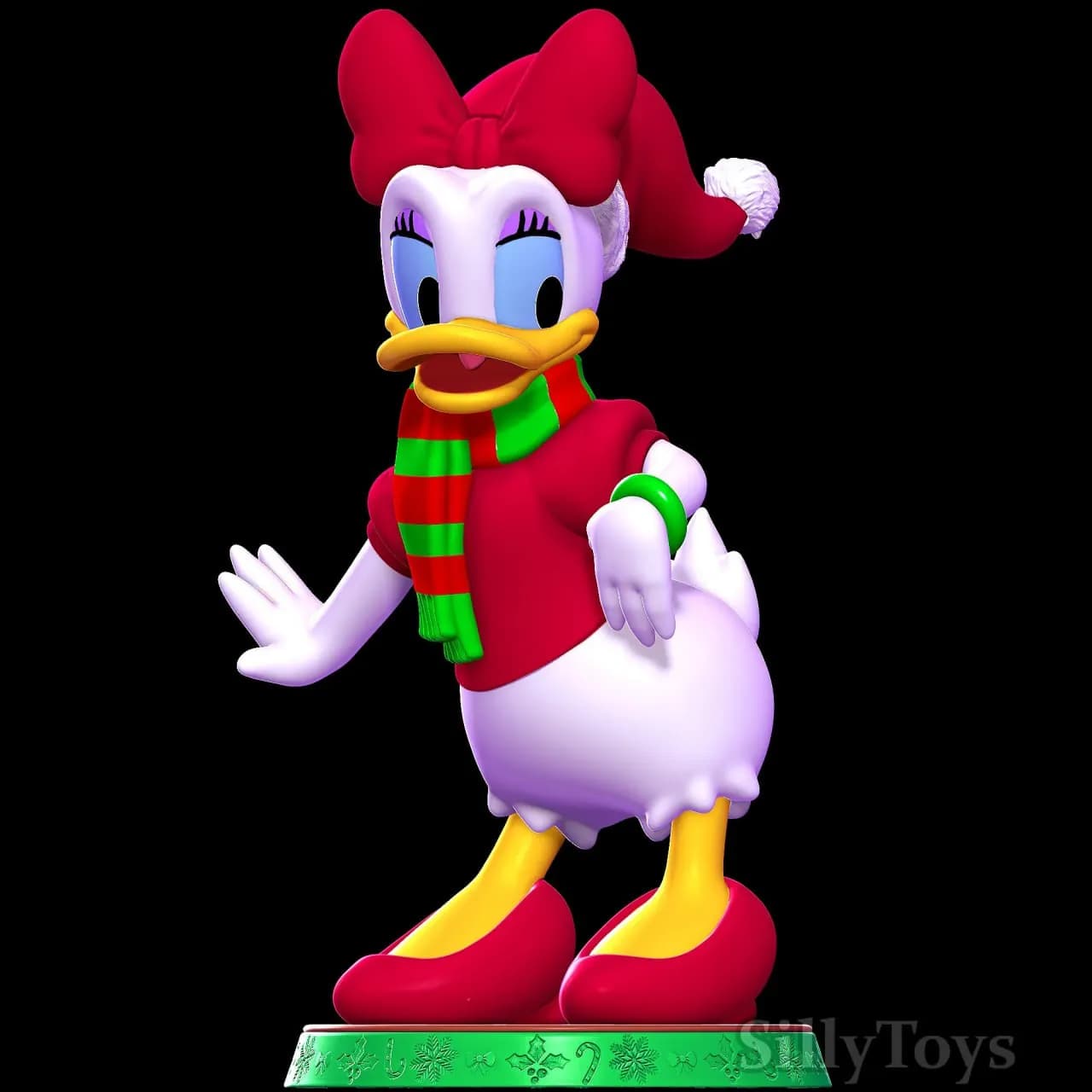 STL - Daisy Duck Navideña