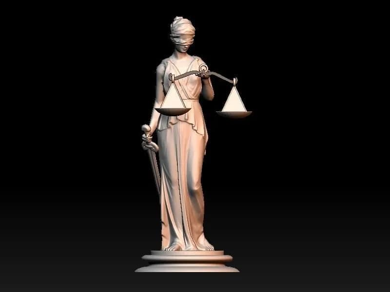 STL - Dama de la Justicia de Temis